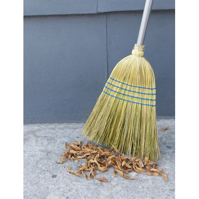 Project Source 14-in Corn Multi-surface All-purpose Upright Broom