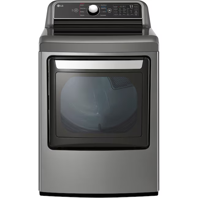 LG EasyLoad 7.3-cu ft Smart Electric Dryer (Graphite Steel) ENERGY STAR