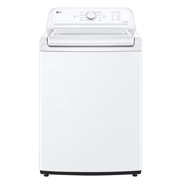 LG 4.1-cu ft Agitator Top-Load Washer (White)