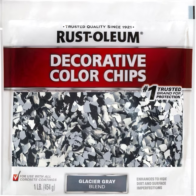 Rust-Oleum Glacier Gray Betonzusatz für Innen- und Außenbereiche (Tatsächlicher Nettoinhalt: 16 oz.) 