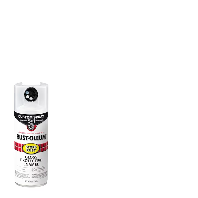 Rust-Oleum Stops Rust Custom Spray 5-in-1-Packung glänzende weiße Sprühfarbe (Nettogewicht: 12 oz)