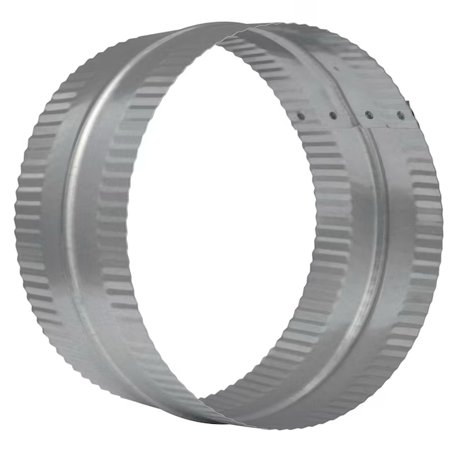 IMPERIAL 8-in Galvanized Steel Flexible Duct Connector