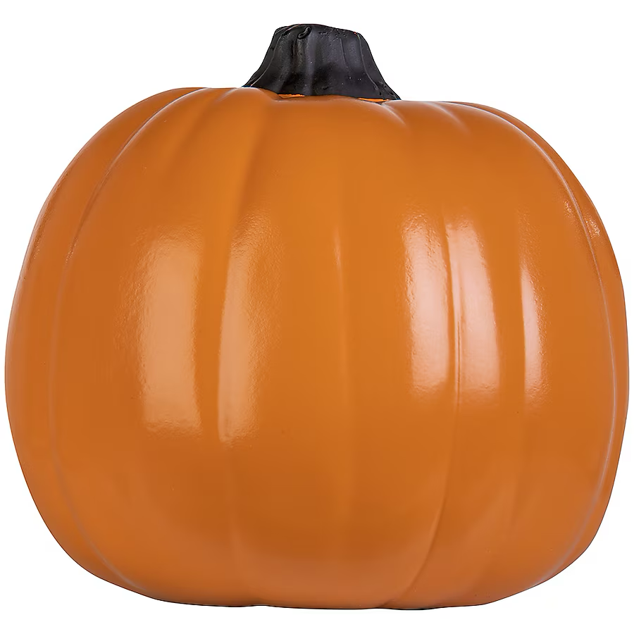 Haunted Living 6-in Carvable Glossy Pumpkin Decor