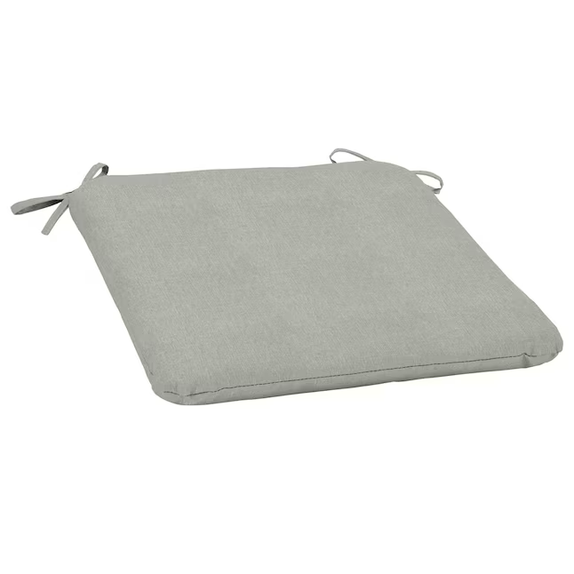 Origin 21 18-in x 19-in Gray Solid Patio Chair Cushion