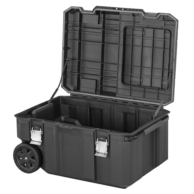 CRAFTSMAN VERSASTACK 30.4-in Black Polypropylene Wheels Lockable Tool Box