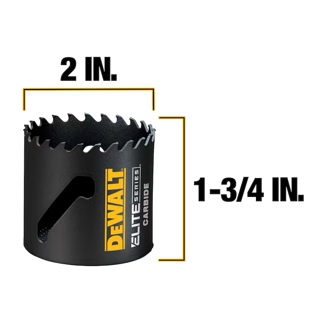 DEWALT 2-Zoll-Lochsäge ohne Schaft und Hartmetallspitze