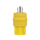 Eaton Arrow Hart 15-Amp 125-Volt NEMA 5-15 Watertight 3-wire Grounding Industrial Straight Plug, Yellow