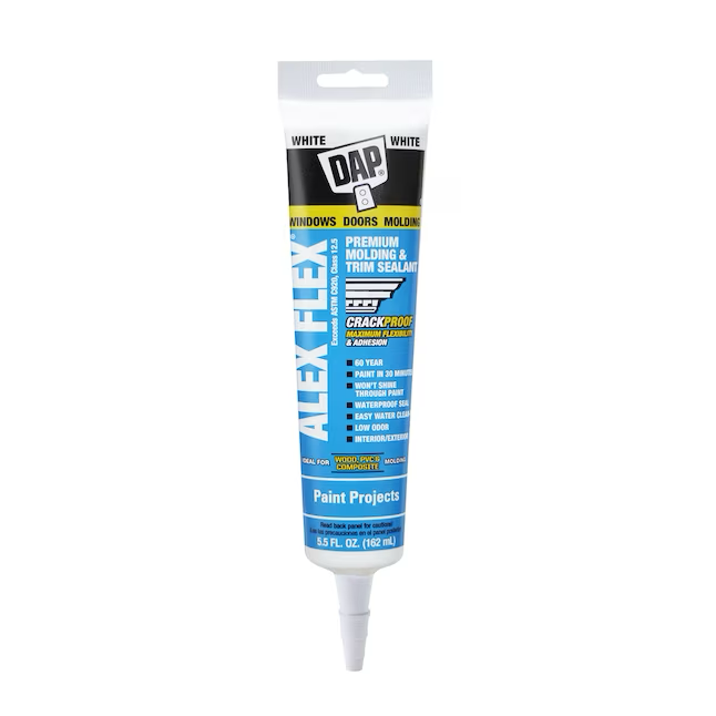 DAP ALEX Flex 5.5-oz White Paintable Latex Caulk