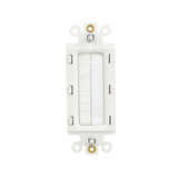 Eaton 1-Gang White Thermoplastic Indoor Wall Plate