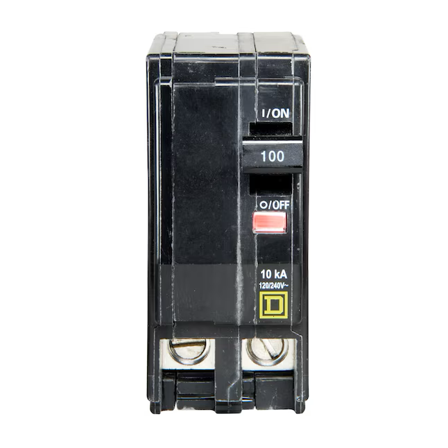 Square D QO 100-amp 2-Pole Standard Trip Circuit Breaker