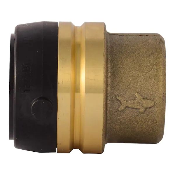 SharkBite 1-1/4 in. Brass Push Cap