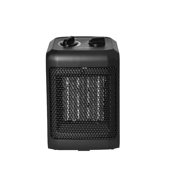 Utilitech Up to 1500-Watt Ceramic Compact Personal Indoor Electric Space Heater with Thermostat