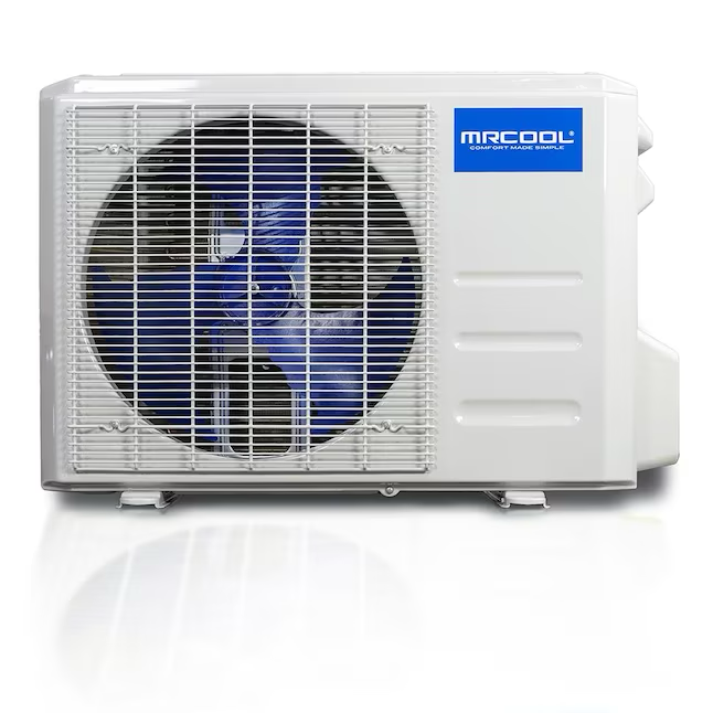 MRCOOL DIY 4ta generación ENERGY STAR Zona única 12000-BTU 22 SEER Mini aire acondicionado dividido sin conductos Bomba de calor incluida con juego de línea de 25 pies 115 voltios