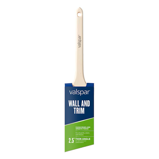 Valspar 2-1/2-in Reusable Polyester Angle Paint Brush (Sash Brush)