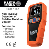 Medidor de humedad de Klein Tools Medidor de humedad con pantalla LED