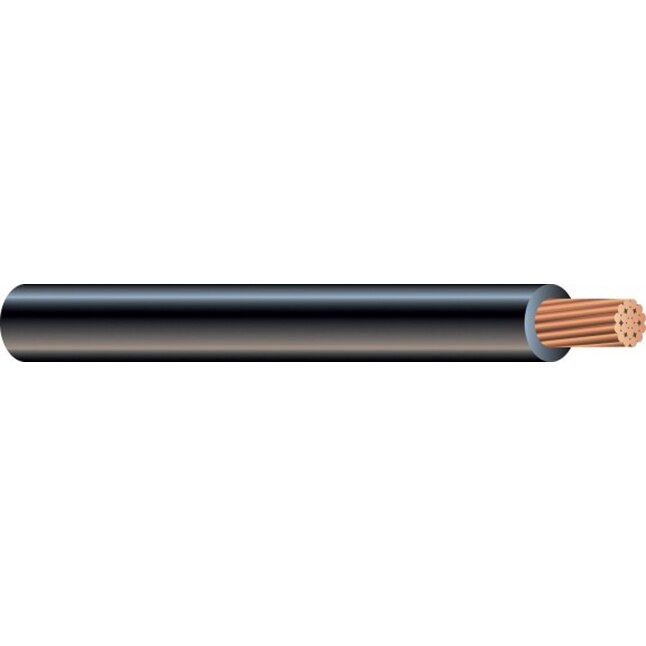 Cable primario Gpt negro trenzado 14 AWG de 20 pies Southwire