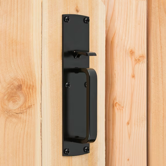 National Hardware 10-in Black Gate Latch