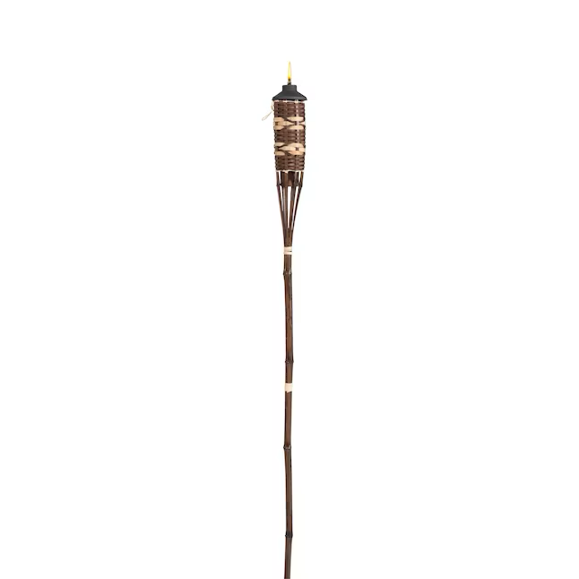 TIKI 60-in Molokini Bamboo Citronella Garden Torch