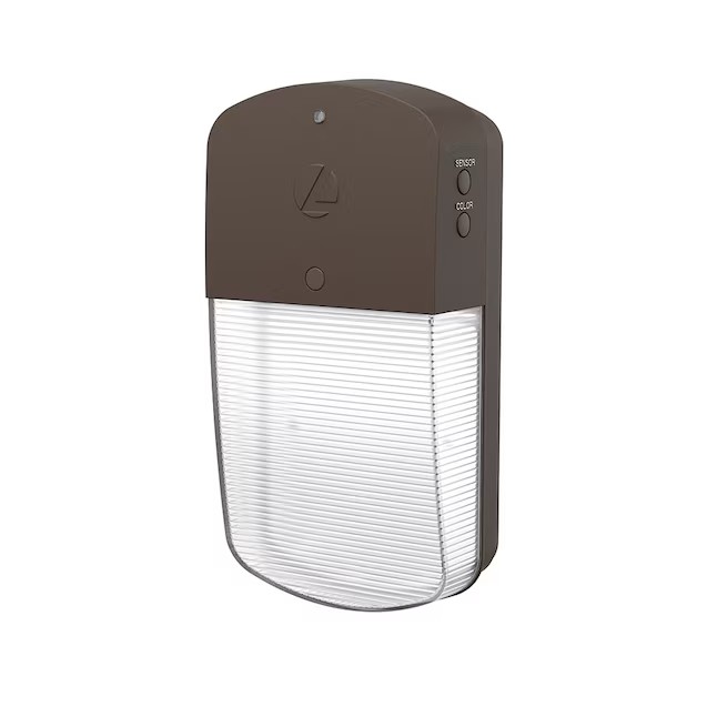 Lithonia Lighting Aplique de pared LED de bronce brillante con 1 luz de 5,375 pulgadas de ancho