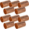 SABER SELECT 1/2 in. C x 1/2 in. C Copper Pressure Coupling with Rolled Stop