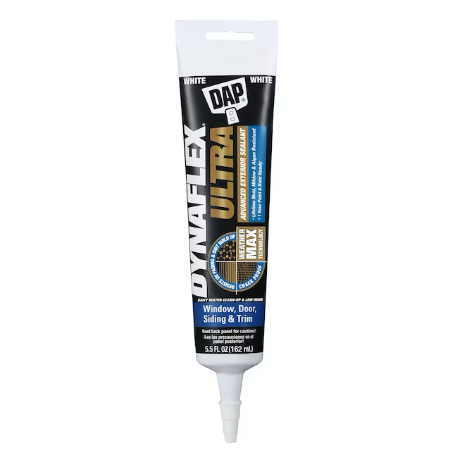 DAP DYNAFLEX ULTRA 5.5-oz White Paintable Latex Caulk