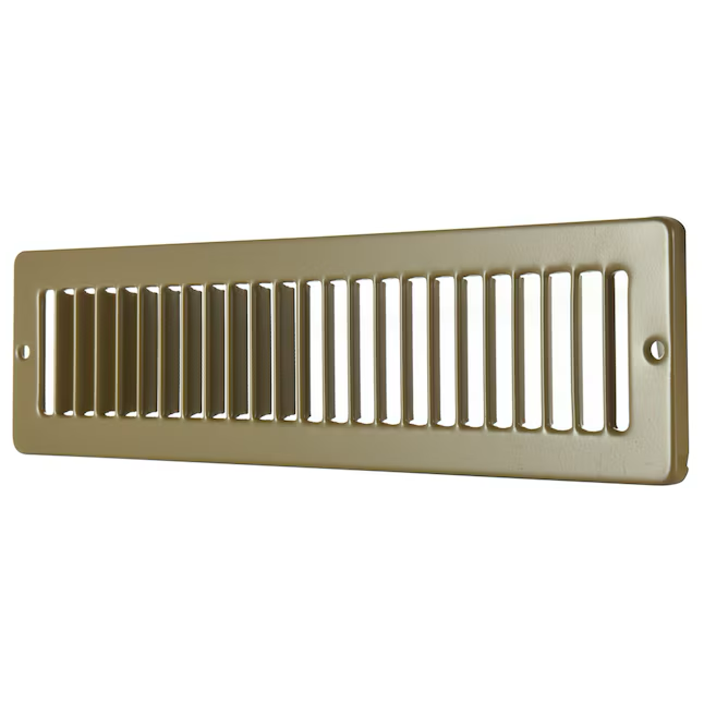 RELIABILT 12-in x 2-in Steel Brown Toe Space Grille