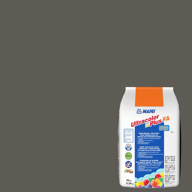 MAPEI Ultracolor Plus FA Charcoal #5047 Lechada todo en uno (10 lb)