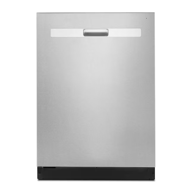 Whirlpool Top Control 24-in Built-In Dishwasher With Third Rack (Fingerprint Resistant Stainless Steel), 51-dBA