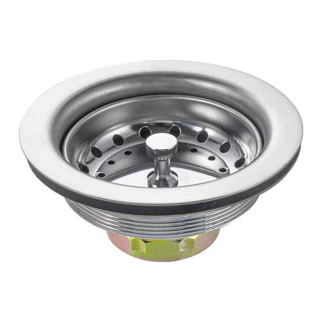 Allen + Roth 3.5-in Stainless Steel Rust Resistant Strainer with Lock Mount Included