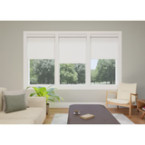 allen + roth 31-in x 72-in White Room Darkening Cordless Roller Shade