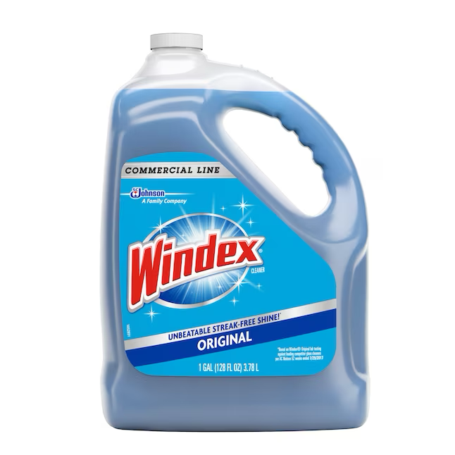 Windex Original Commercial Line Glasreiniger, 128 fl. oz., zum Ausgießen, Flasche