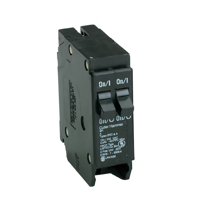 Eaton Type BR 20-Amp 2-Pole Tandem Circuit Breaker