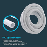 EZ-FLO 1-in Inner Diameter PVC Flexible Spa Hose (By-the-Foot)