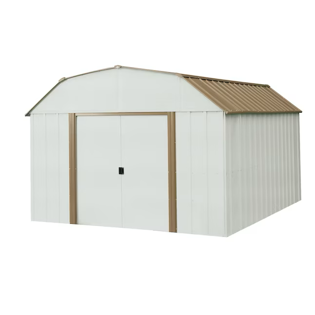 Arrow 10-ft x 14-ft Lexington Galvanized Steel Storage Shed