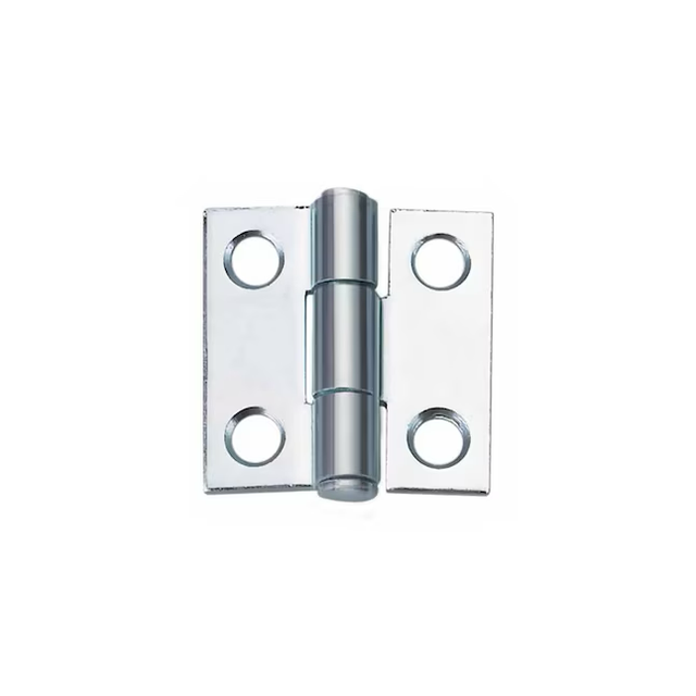 Bisagra para puerta interior/exterior de embutir plateada RELIABILT de 1 pulgada de alto (paquete de 2)