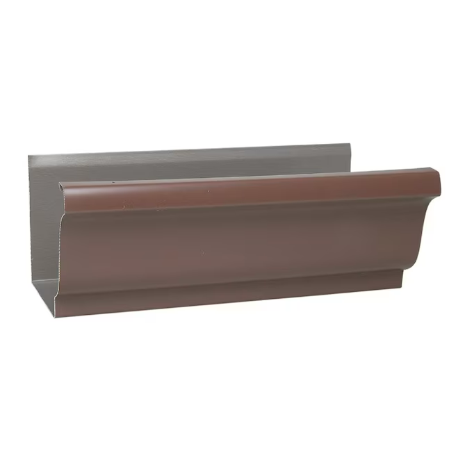 Amerimax 5-in x 120-in Brown K Style Gutter