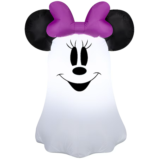 Fantasma inflable de Minnie Mouse estilizado con luces LED de 3,5 pies de Disney