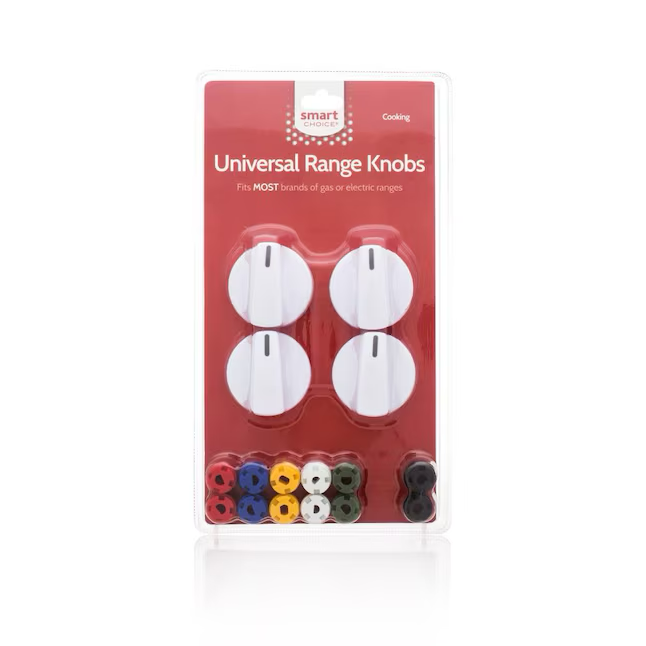 Smart Choice Universal Gas and Electric Range Knob Kit (White)