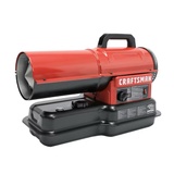 CRAFTSMAN Calentador portátil de construcción diésel de queroseno de aire forzado de 80.000 BTU