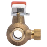 SharkBite 1/2 in. Brass Crimp Ball Valve with Drain / Vent