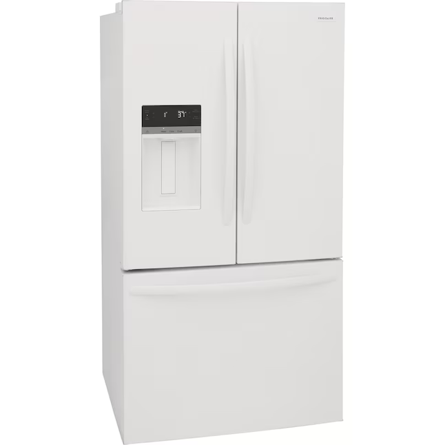 Frigidaire 27.8-cu ft French Door Refrigerator with Ice Maker, Water and Ice Dispenser (White) ENERGY STAR