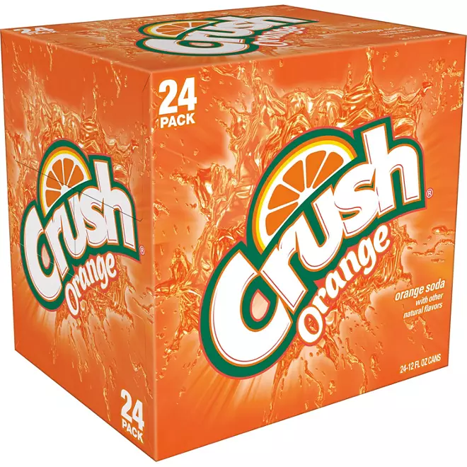 Crush Orange Soda (latas de 12 oz, paquete de 24)