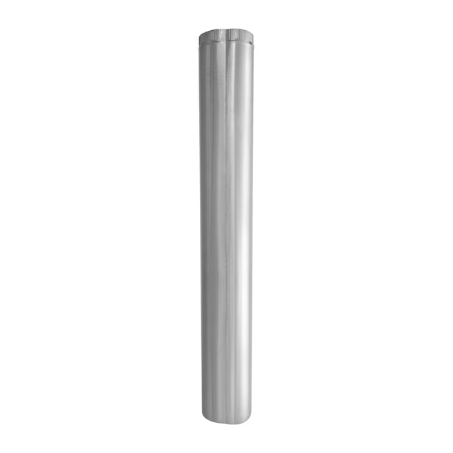 IMPERIAL 8-in x 60-in Galvanized Steel Round Duct Pipe