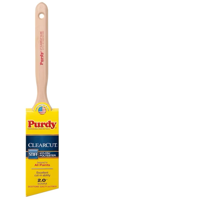 Purdy Clearcut 2-in Reusable Nylon- Polyester Blend Angle Paint Brush (Trim Brush)