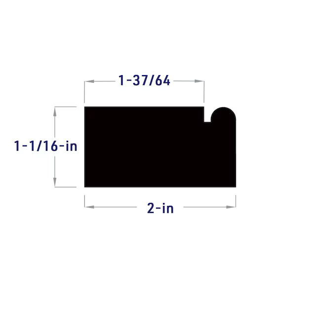 RELIABILT 1-1/16-in x 2-in x 7-ft Primed Pine 175 Brick Moulding