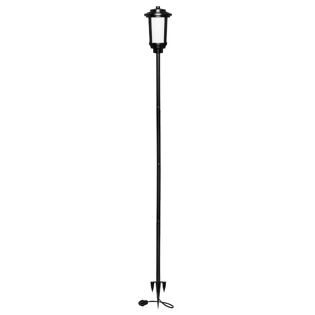 Harbor Breeze Luz LED para senderos para exteriores, enchufable, de bajo voltaje, color negro, 1 vatio