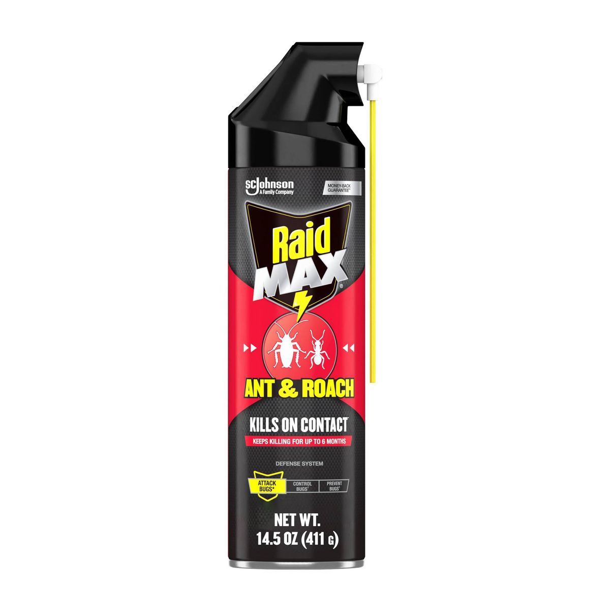 Raid Max Ant and Roach Pesticide - 14.5oz