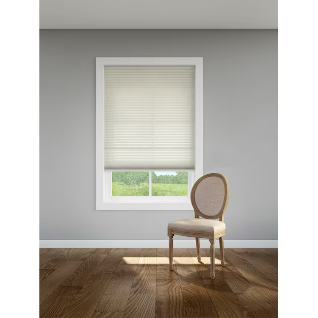 LEVOLOR 48-in x 72-in Sand Light Filtering Cordless Cellular Shade