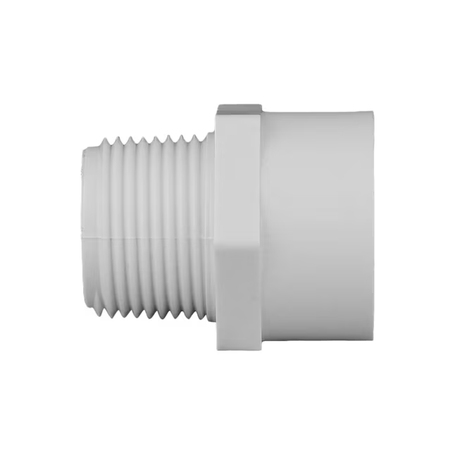 Adaptador macho de PVC Charlotte Pipe de 3/4 pulgadas, cédula 40