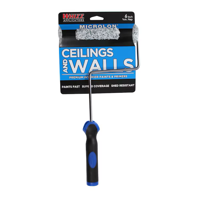 WHIZZ 6-in x 3/8-in Nap MICROLON Ceilings and Walls Synthetic Blend Mini Paint Roller